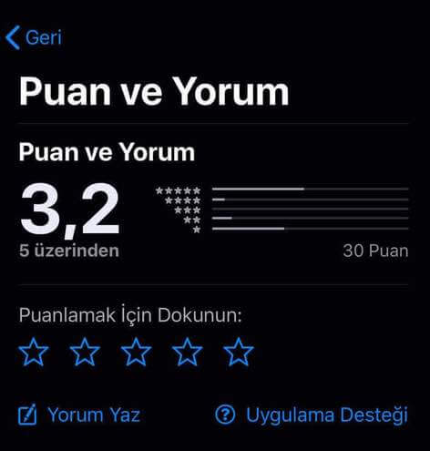 ProtonVPN-App-Store-Yorum-Bölümü